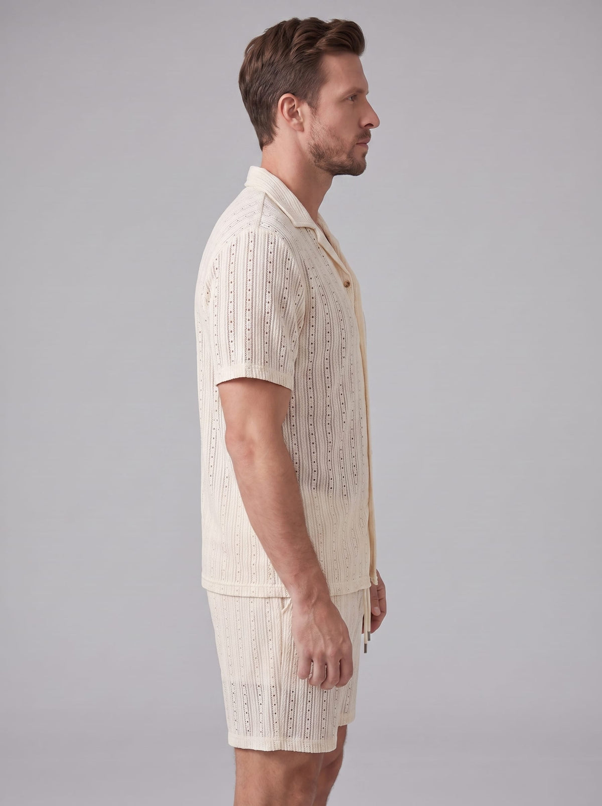 Herren Strickset mit Kubakragen | Björn