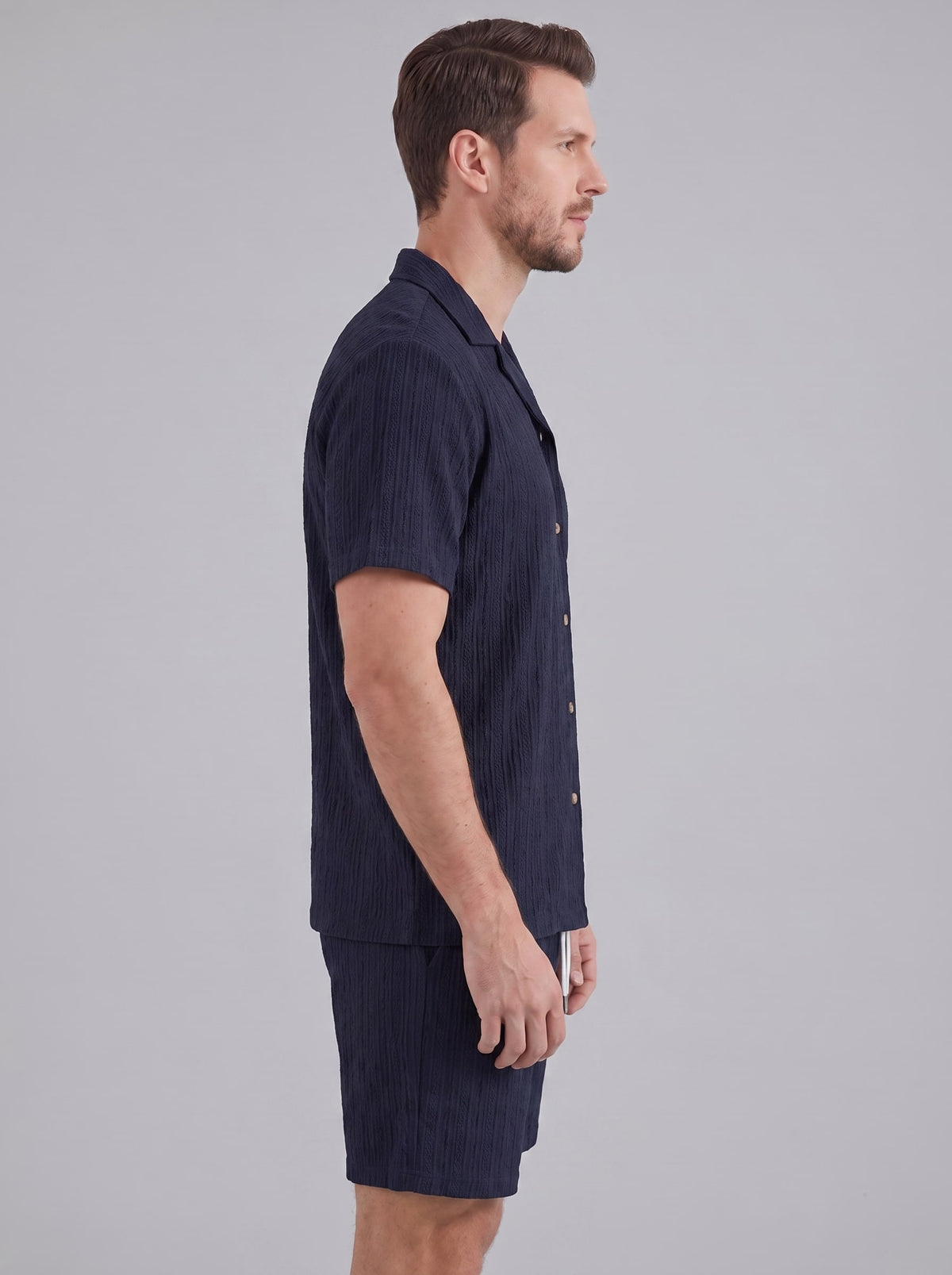 Herren Strickset mit Kubakragen | Björn