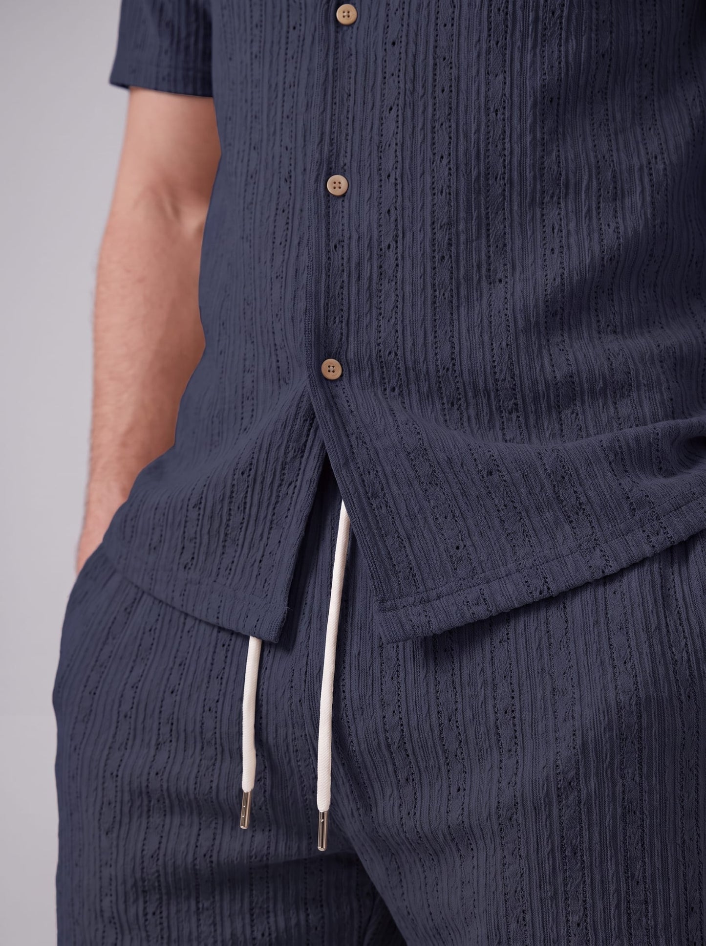 Herren Strickset mit Kubakragen | Björn_41