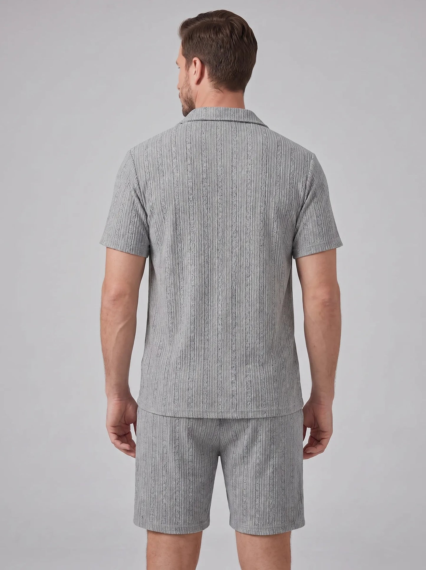 Herren Strickset mit Kubakragen | Björn_9