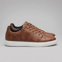Herren Kunstledersneaker mit Kontrastsohle | Gustav