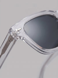 Herren Sonnenbrille eckig mit dunklen Gläsern | Hasso