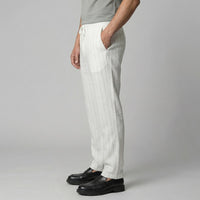 Herren Leinenhose mit Streifen und Kordelzug | Arnulf