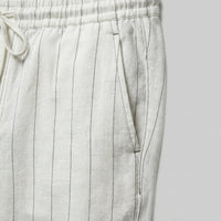 Herren Leinenhose mit Streifen und Kordelzug | Arnulf