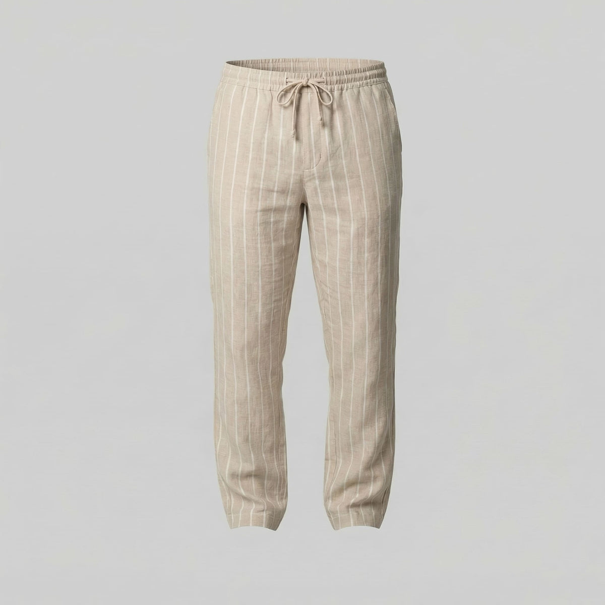 Herren Leinenhose mit Streifen und Kordelzug | Arnulf_5