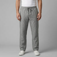 Herren Leinenhose mit Streifen und Kordelzug | Arnulf