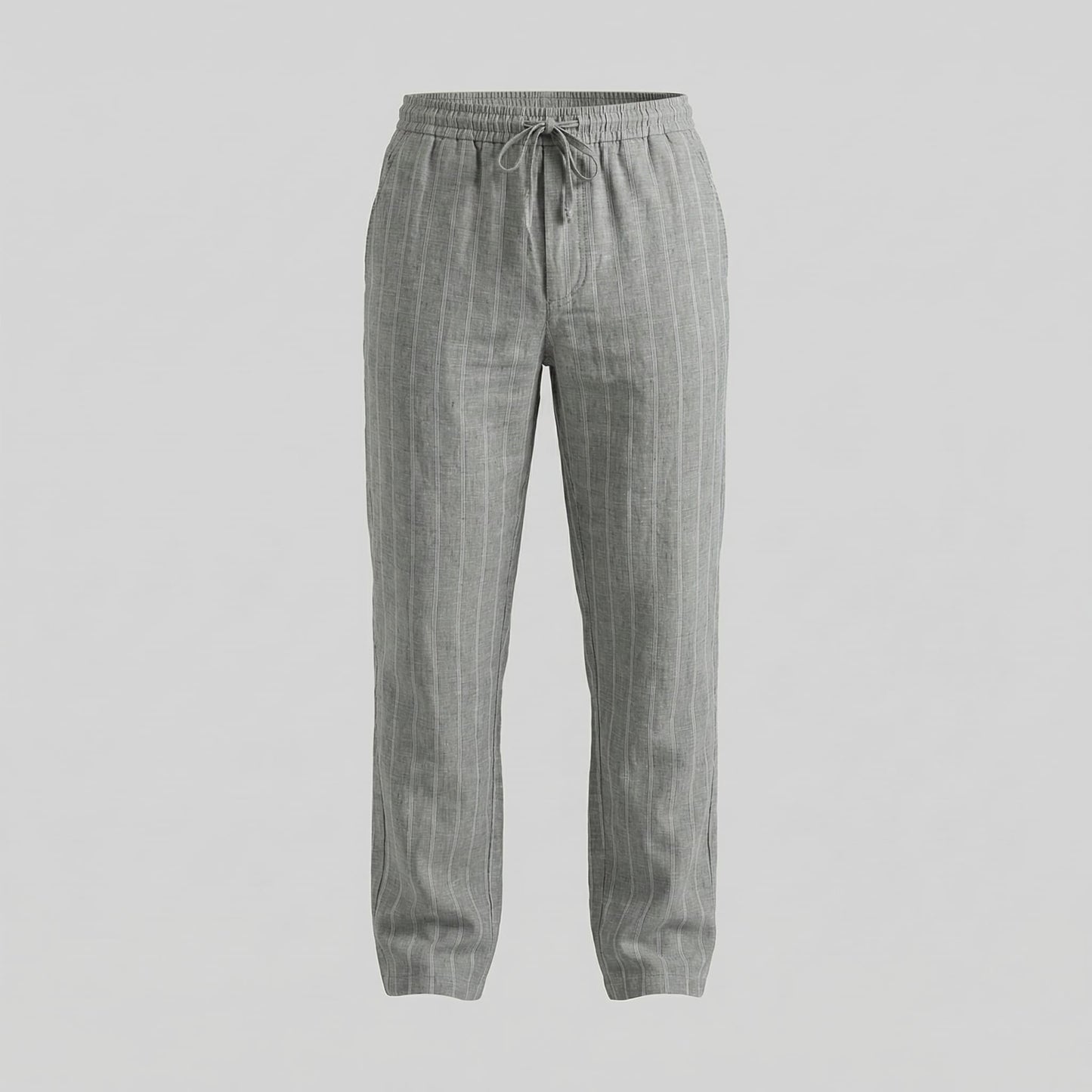 Herren Leinenhose mit Streifen und Kordelzug | Arnulf_7