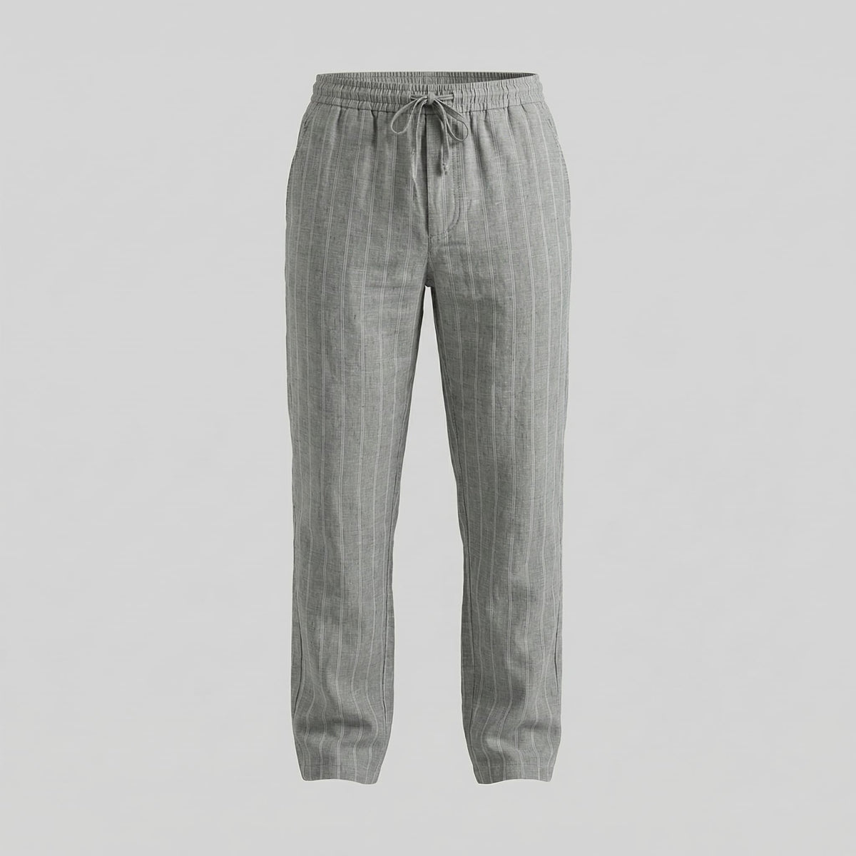 Herren Leinenhose mit Streifen und Kordelzug | Arnulf