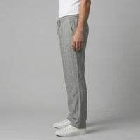Herren Leinenhose mit Streifen und Kordelzug | Arnulf