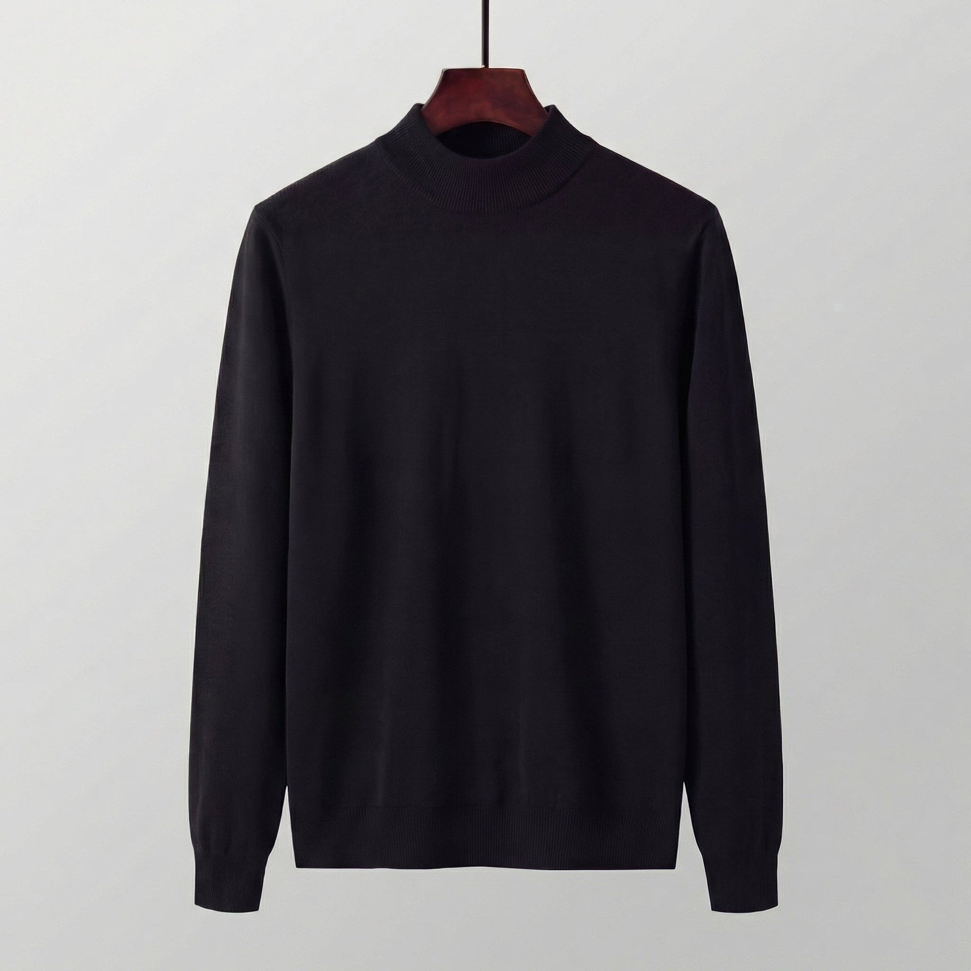 Herren Feinstrickpullover mit Stehkragen | Theo
