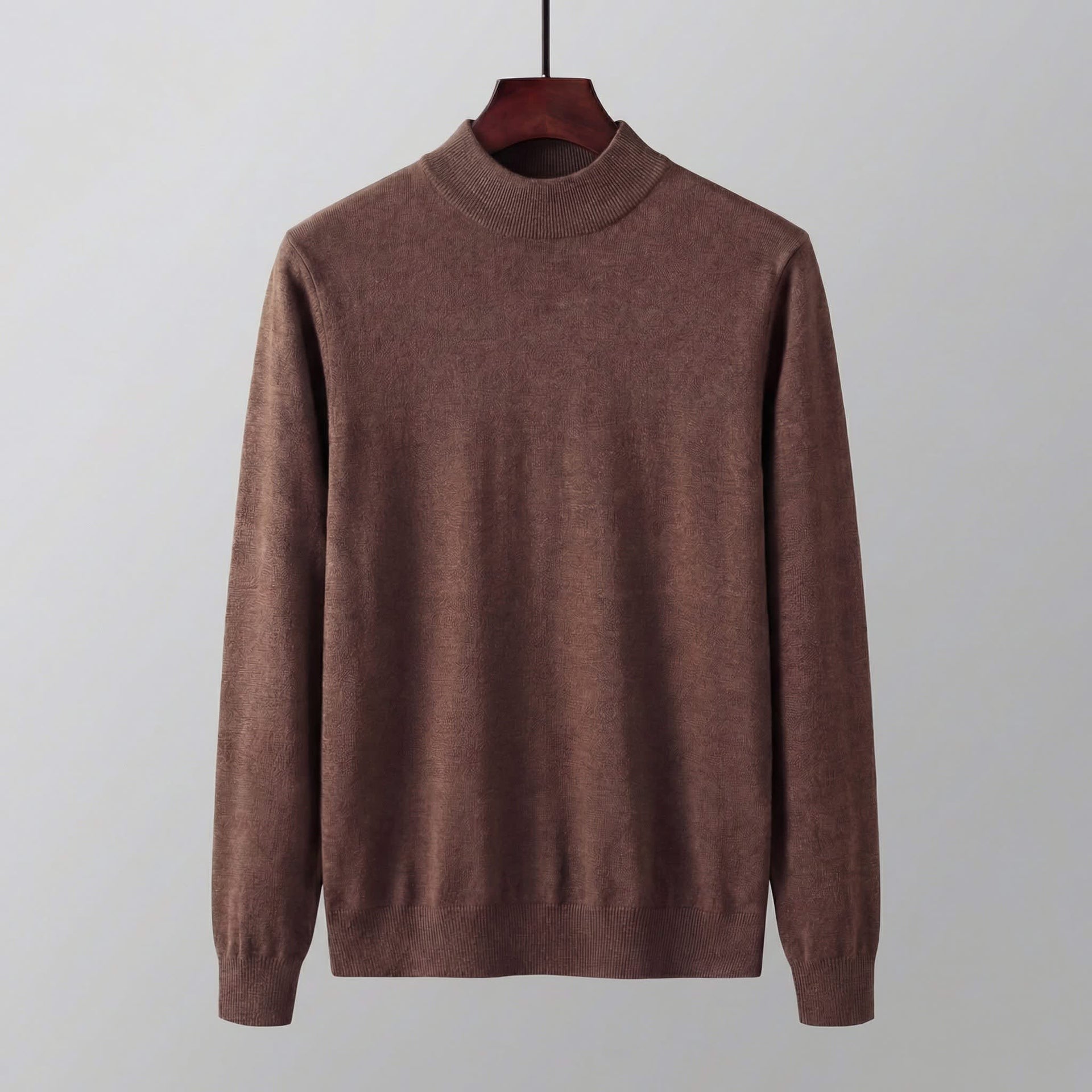 Herren Feinstrickpullover mit Stehkragen | Theo