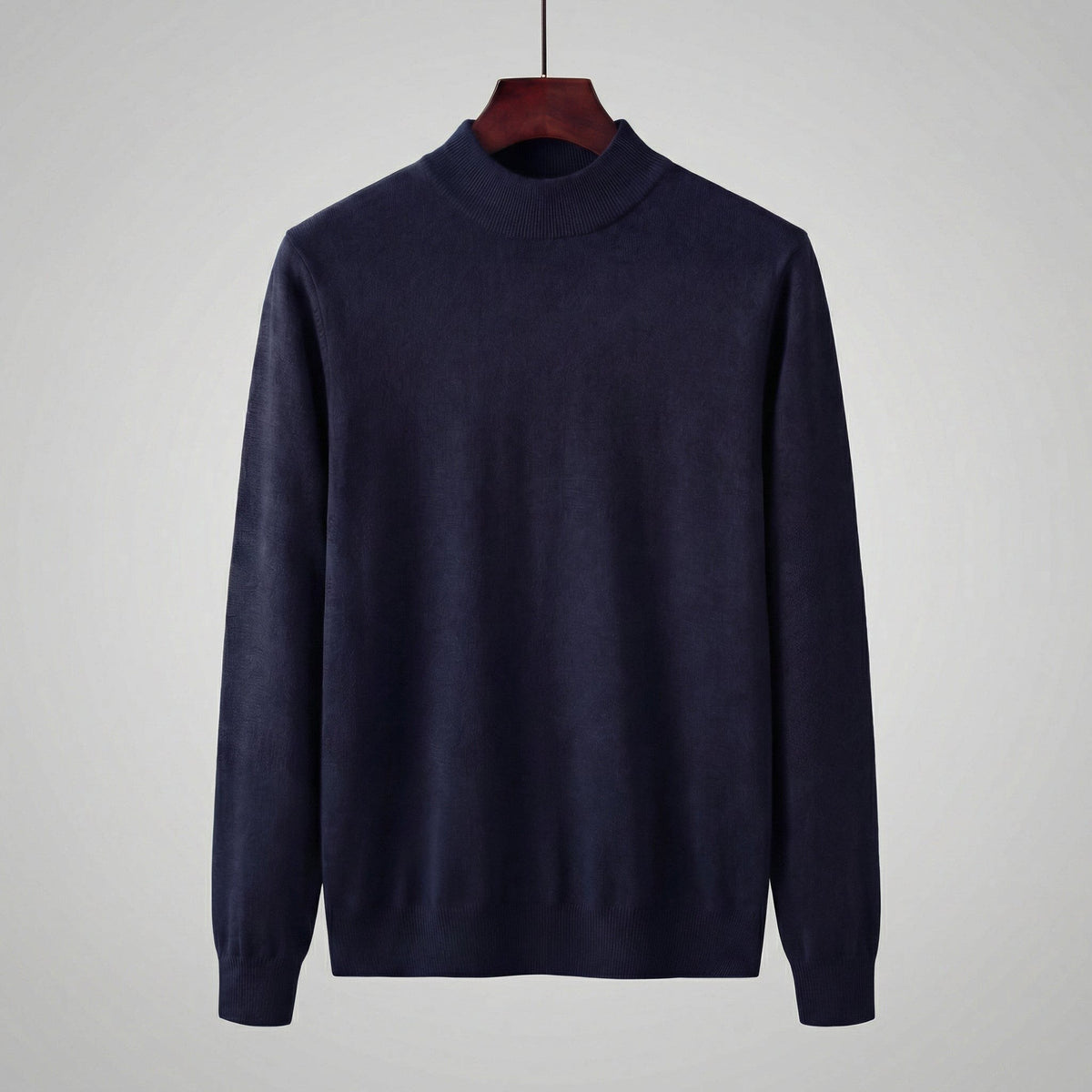Herren Feinstrickpullover mit Stehkragen | Theo