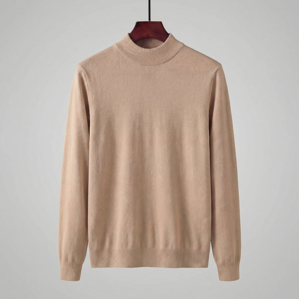 Herren Feinstrickpullover mit Stehkragen | Theo
