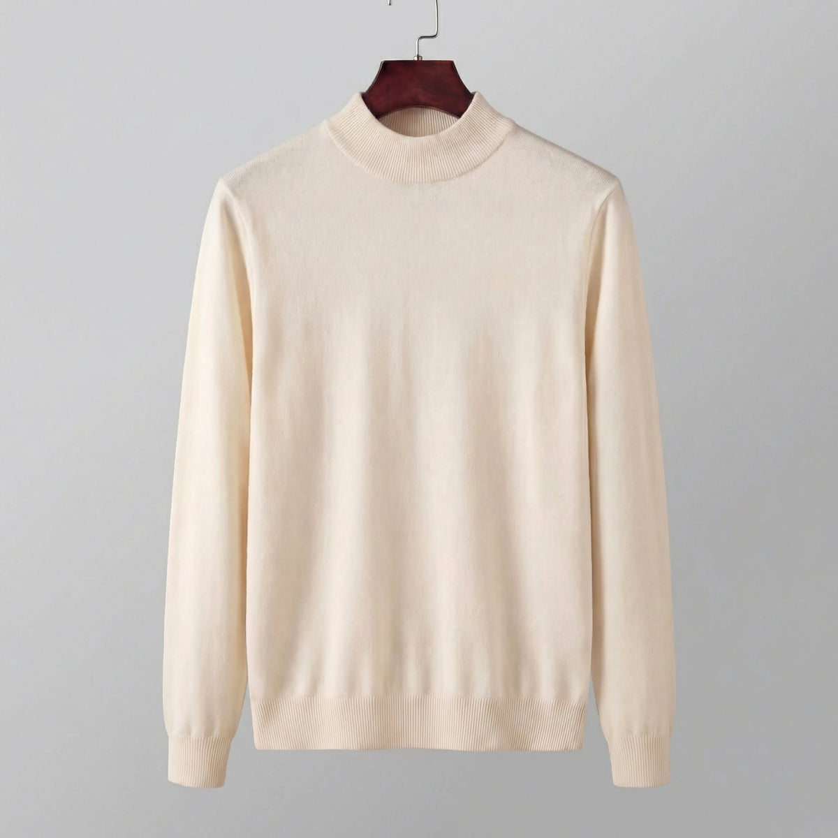 Herren Feinstrickpullover mit Stehkragen | Theo_9