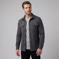 Herren Baumwoll-Overshirt mit Brusttaschen | Gerrit