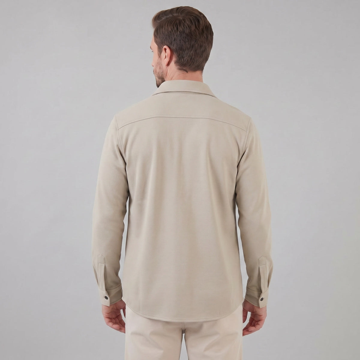 Herren Baumwoll-Overshirt mit Brusttaschen | Gerrit_11