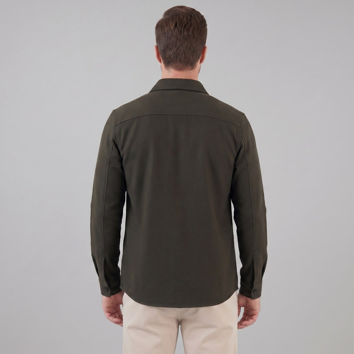 Herren Baumwoll-Overshirt mit Brusttaschen | Gerrit_19