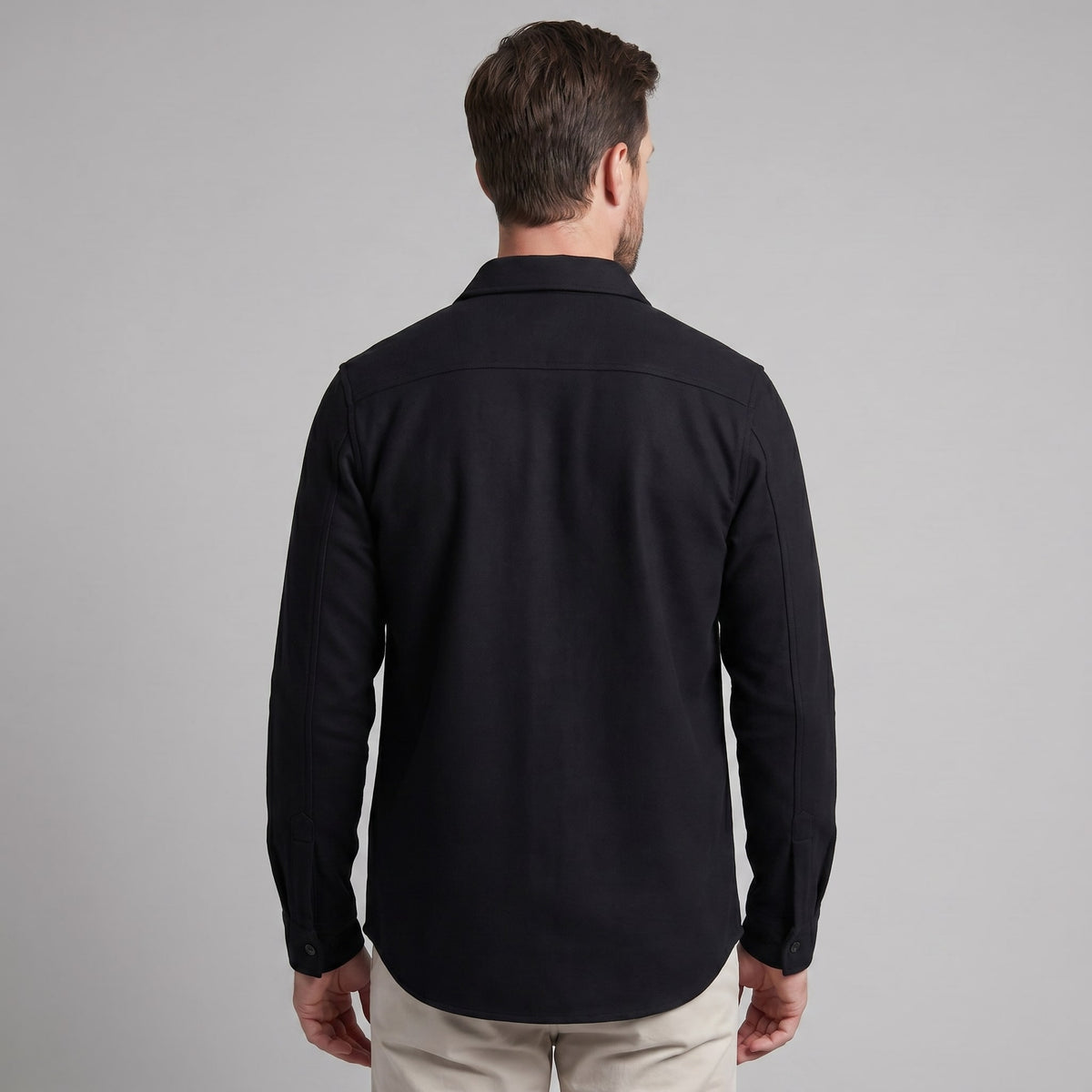 Herren Baumwoll-Overshirt mit Brusttaschen | Gerrit_21
