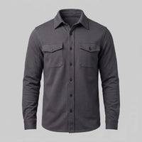 Herren Baumwoll-Overshirt mit Brusttaschen | Gerrit