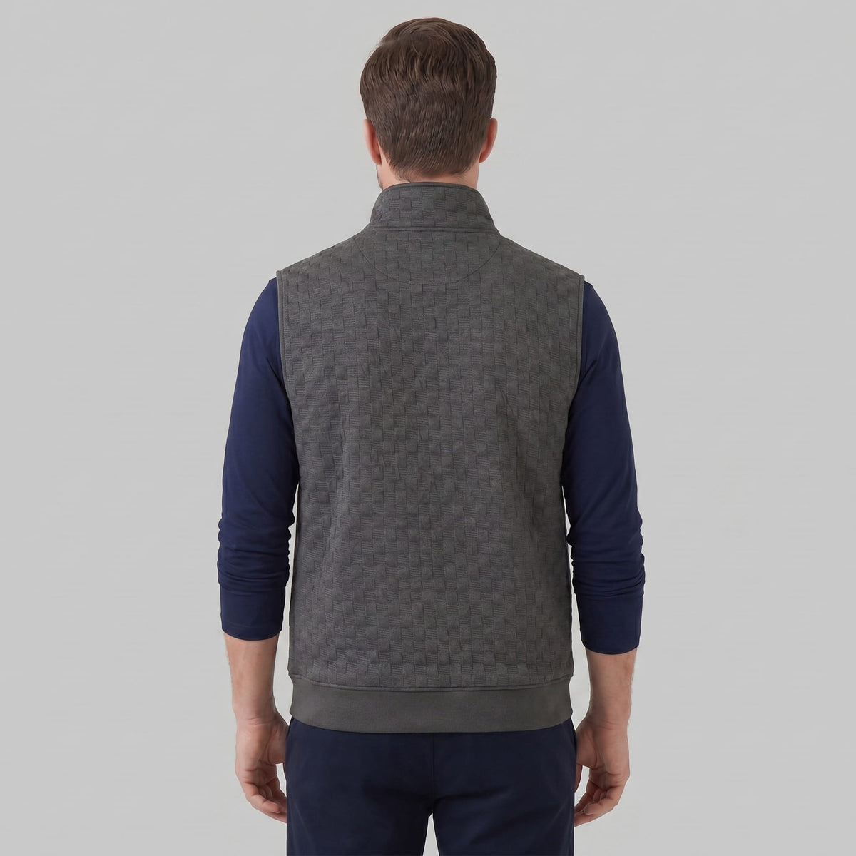 Herren Strickweste mit Stehkragen | Alfons_3