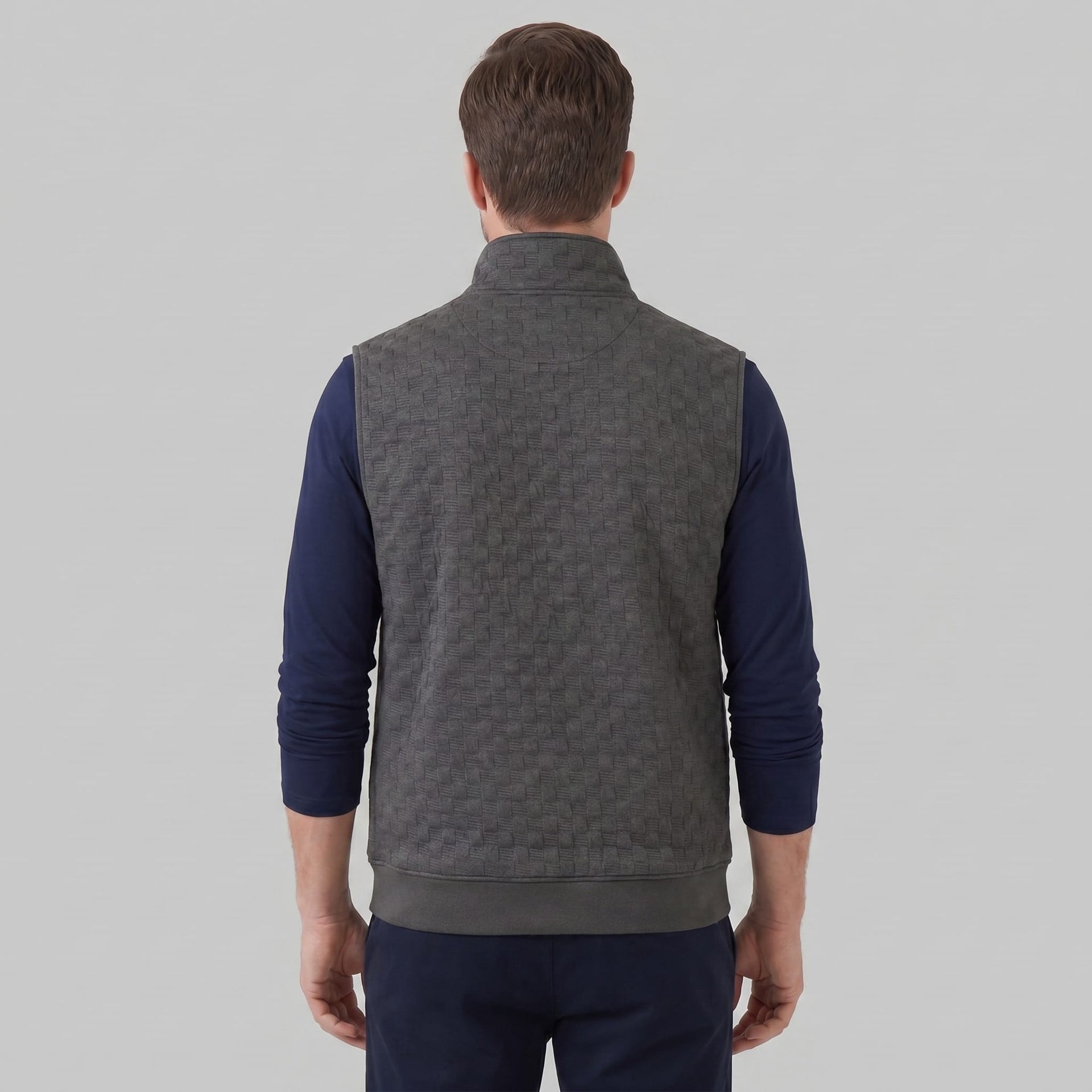 Herren Strickweste mit Stehkragen | Alfons