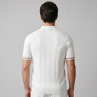 Herren Strickpolo mit Reißverschluss Slim Fit | Quirin