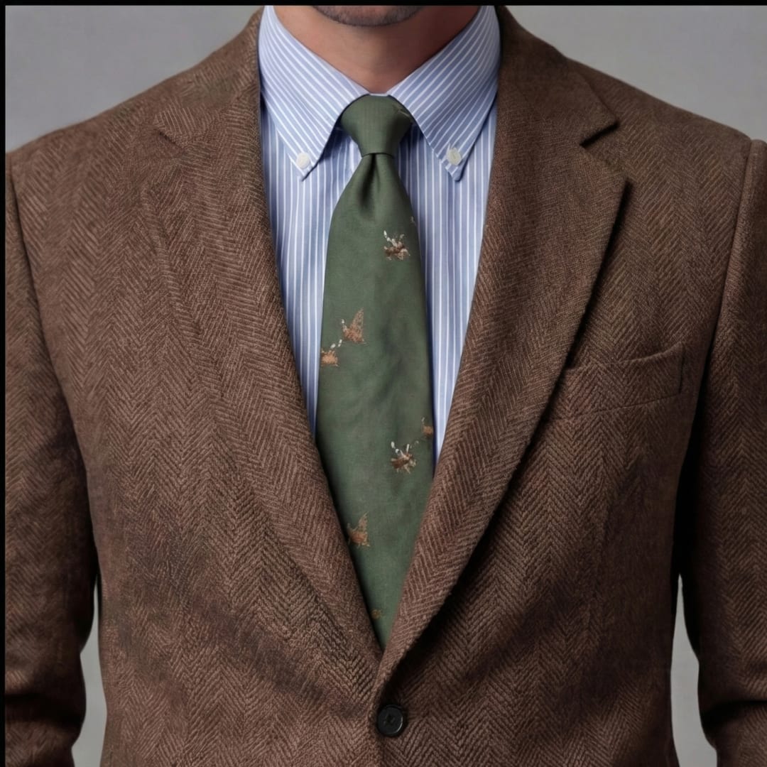 Herren Sakko Fischgrat Regular Fit | Christof_6