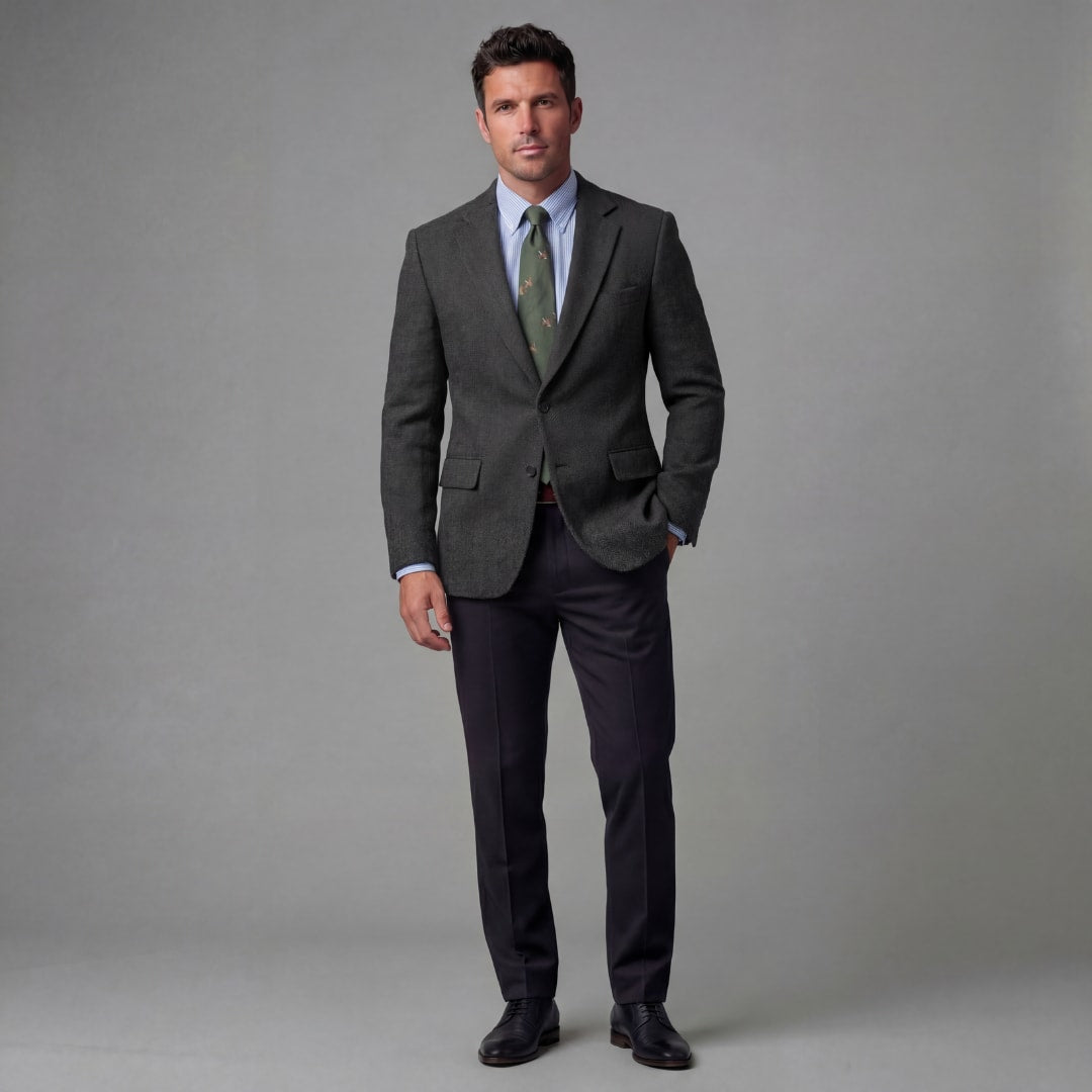 Herren Sakko Fischgrat Regular Fit | Christof_8