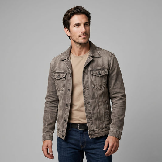 Herren Jeansjacke im Used-Look | Alfred_1