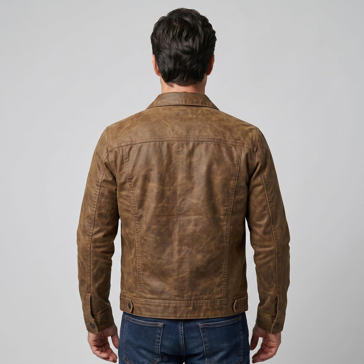Herren Jeansjacke im Used-Look | Alfred