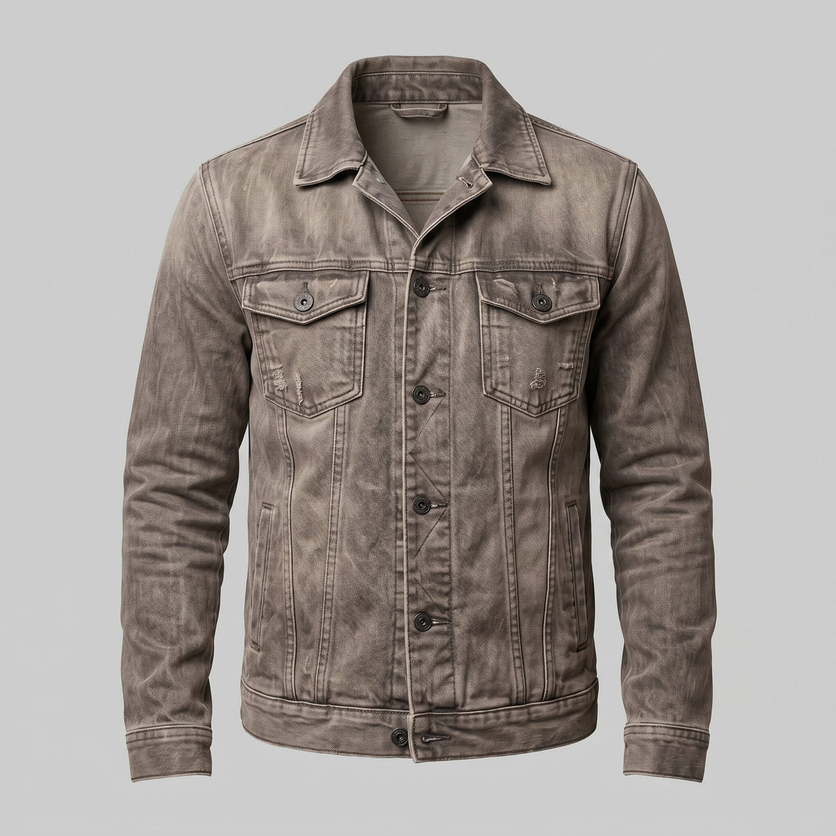 Herren Jeansjacke im Used-Look | Alfred