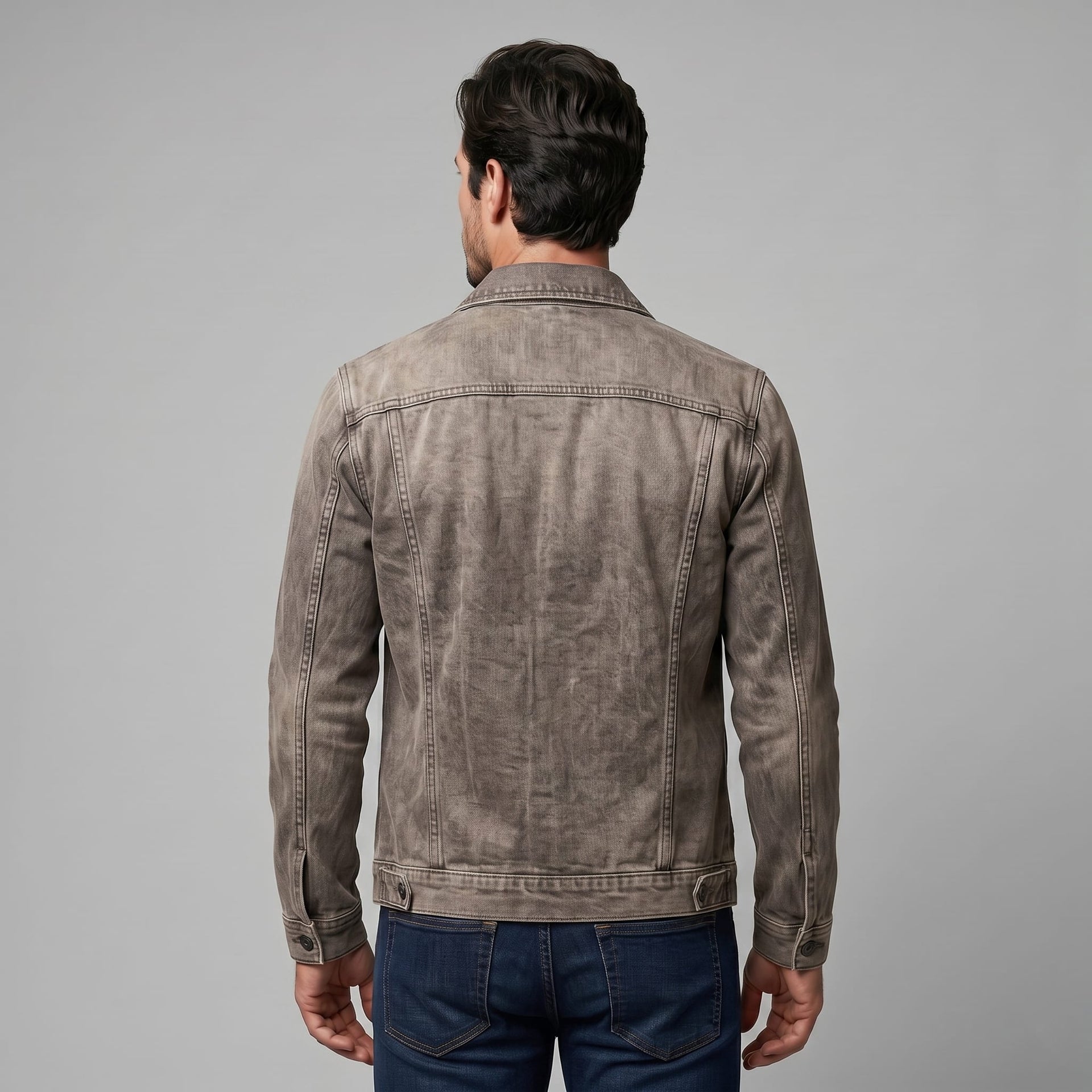 Herren Jeansjacke im Used-Look | Alfred