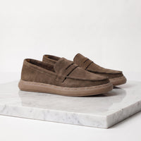 Herren Kunstlederloafer Vintage mit Penny-Riegel | Enno