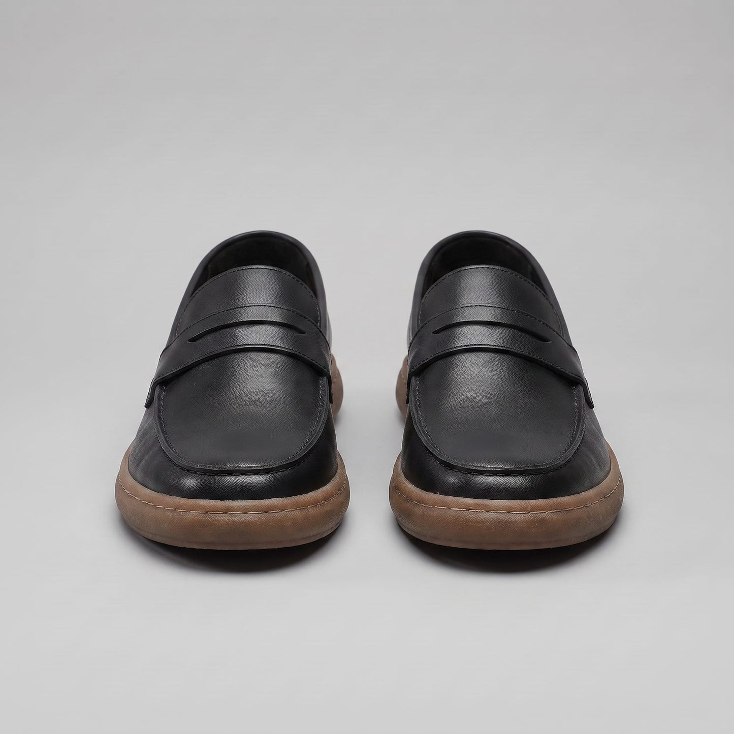 Herren Kunstlederloafer Vintage mit Penny-Riegel | Enno_10