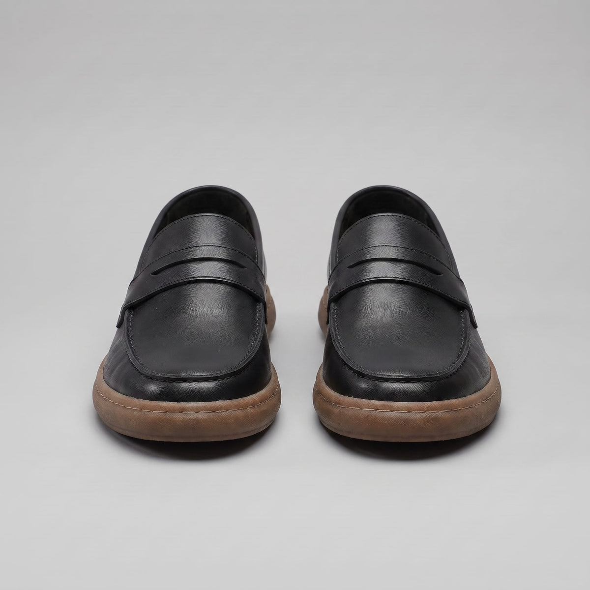Herren Kunstlederloafer Vintage mit Penny-Riegel | Enno