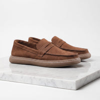 Herren Kunstlederloafer Vintage mit Penny-Riegel | Enno