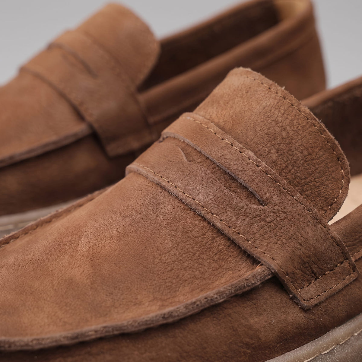 Herren Kunstlederloafer Vintage mit Penny-Riegel | Enno_16