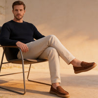 Herren Kunstlederloafer Vintage mit Penny-Riegel | Enno
