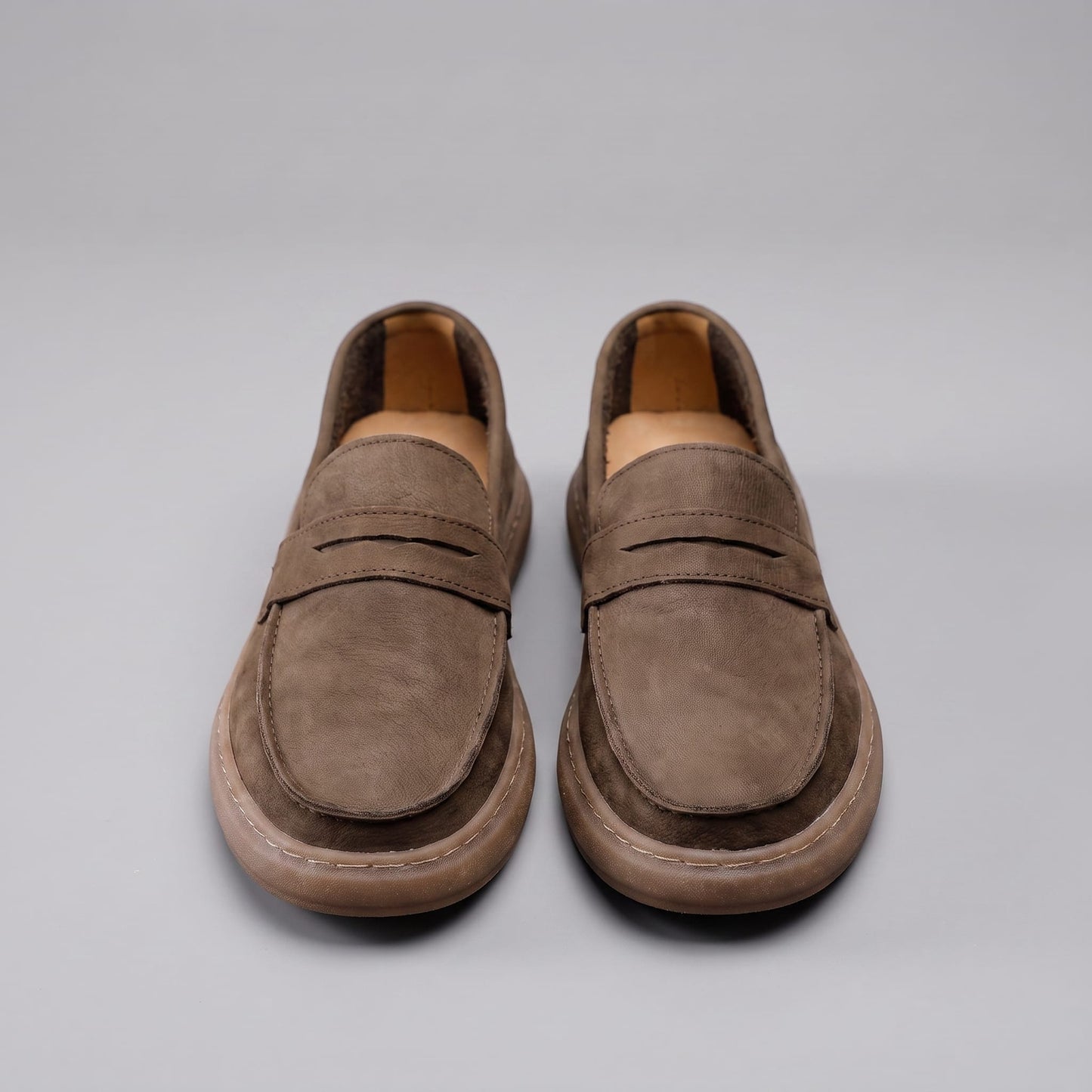 Herren Kunstlederloafer Vintage mit Penny-Riegel | Enno_2