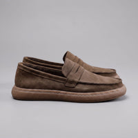 Herren Kunstlederloafer Vintage mit Penny-Riegel | Enno
