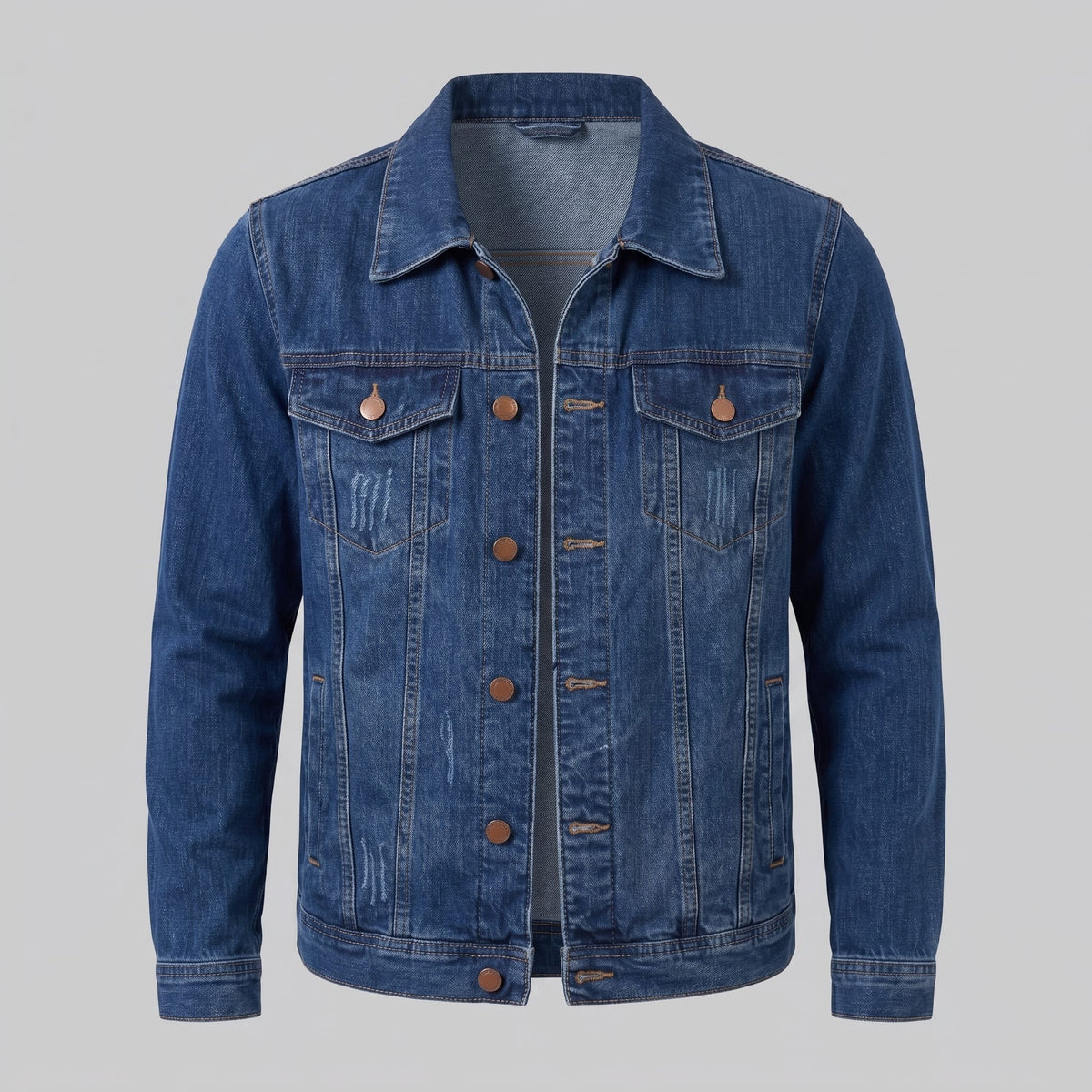 Herren Jeansjacke mit Brusttaschen | Alwin