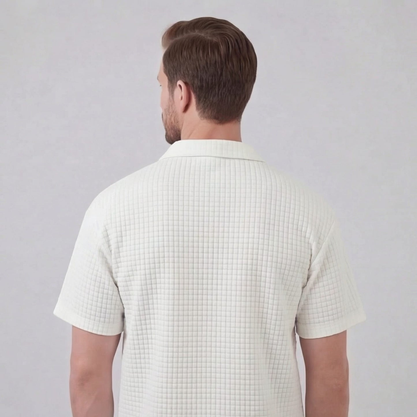 Herren Waffelstrickset mit Reißverschluss | Elias_14