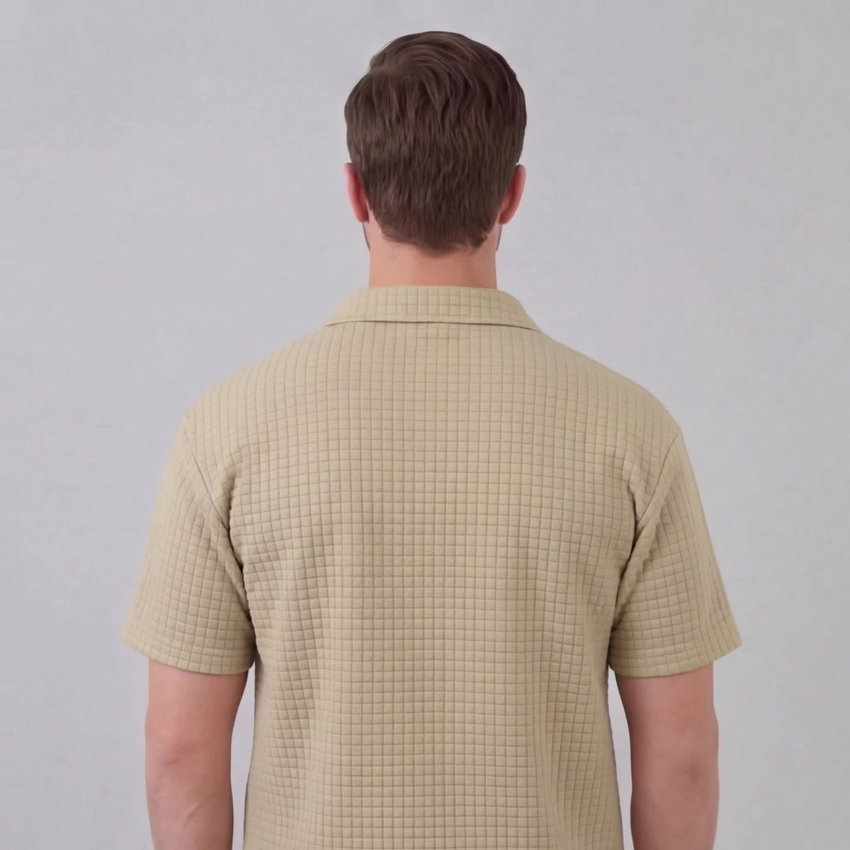 Herren Waffelstrickset mit Reißverschluss | Elias_2