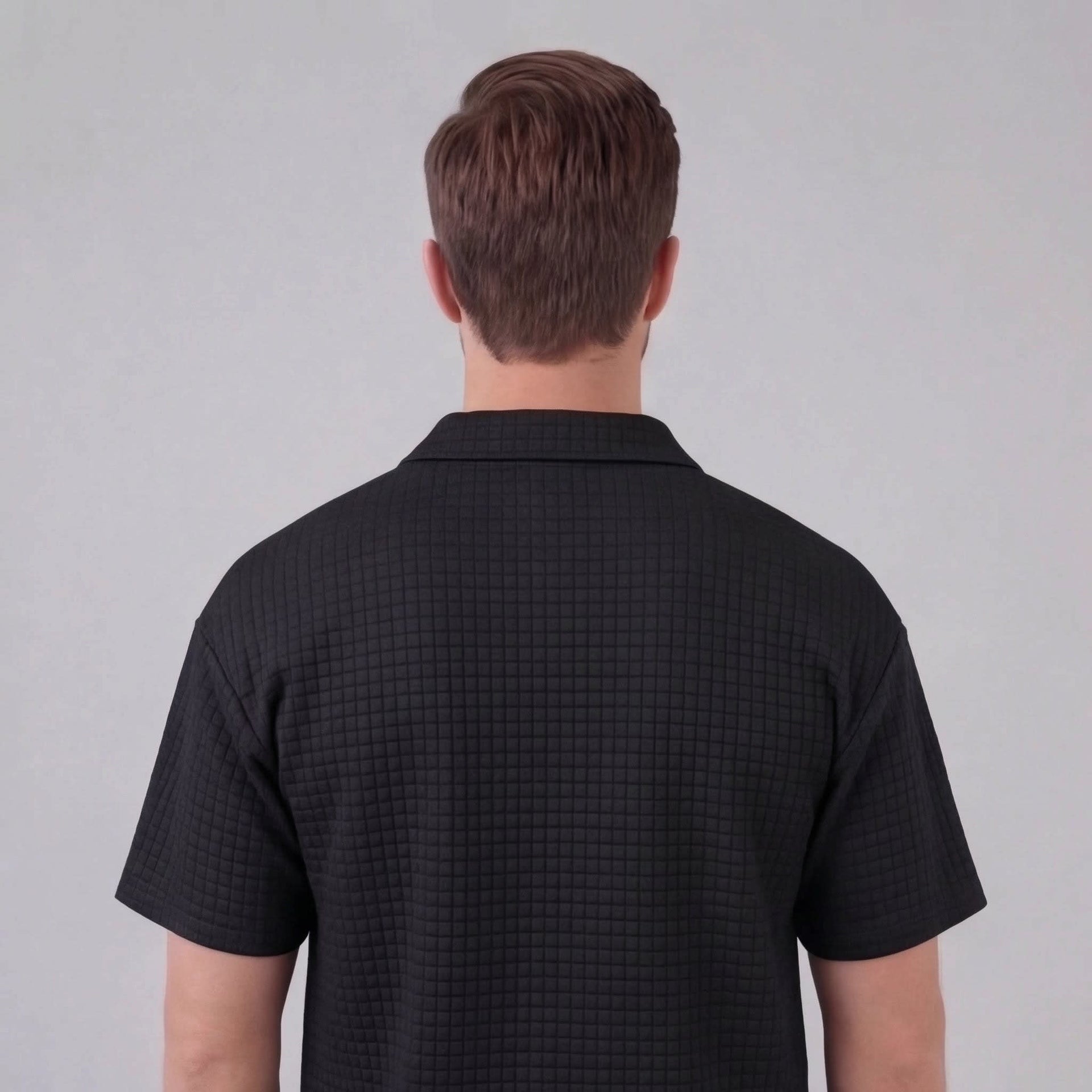 Herren Waffelstrickset mit Reißverschluss | Elias