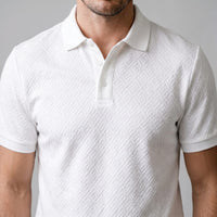 Herren Poloshirt mit Jacquard-Struktur | Rainer