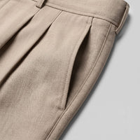 Herren Bundfaltenhose mit Stoffgürtel | Artur