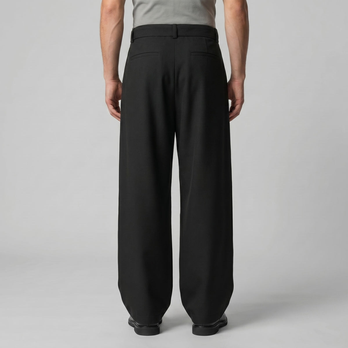 Herren Bundfaltenhose mit Stoffgürtel | Artur_18