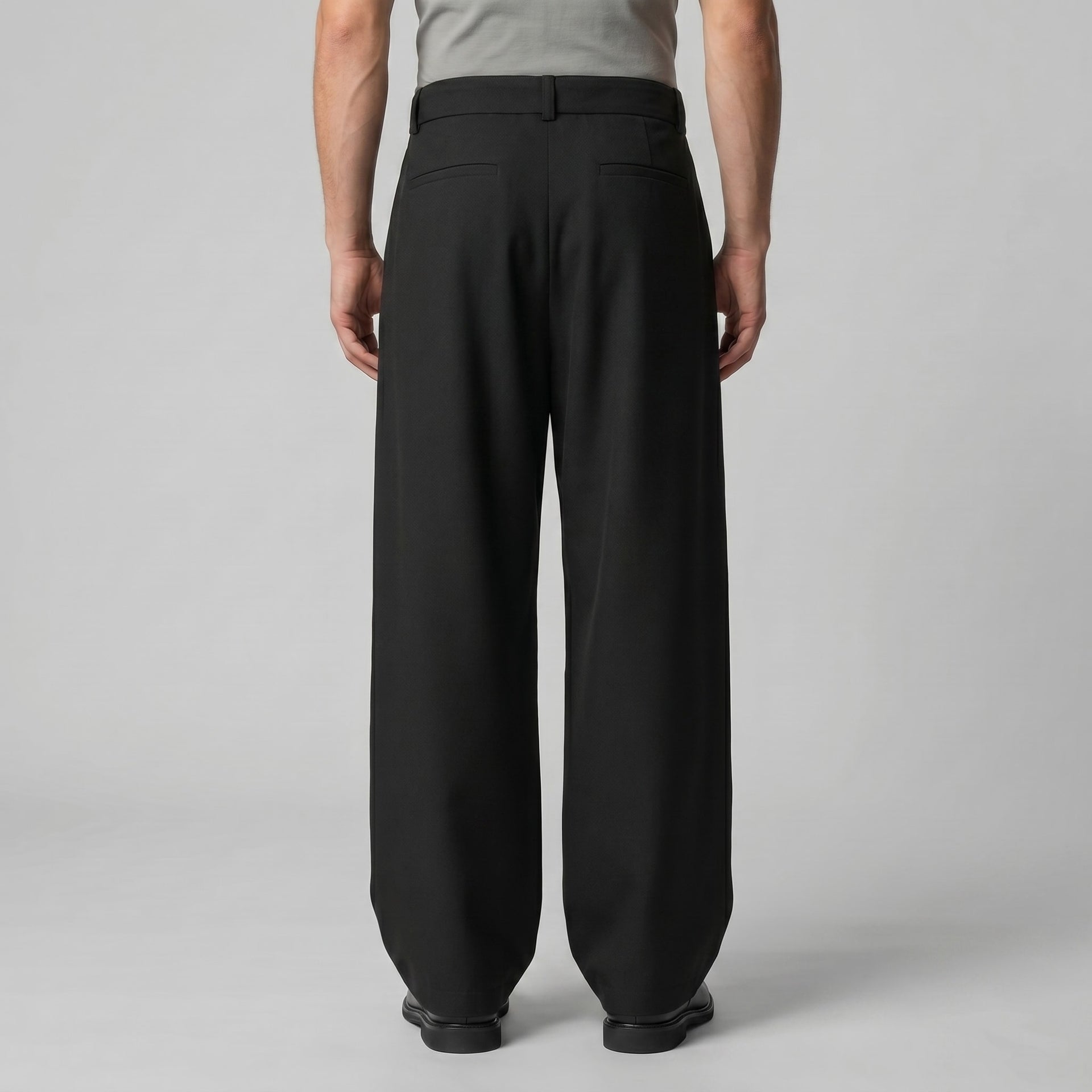 Herren Bundfaltenhose mit Stoffgürtel | Artur