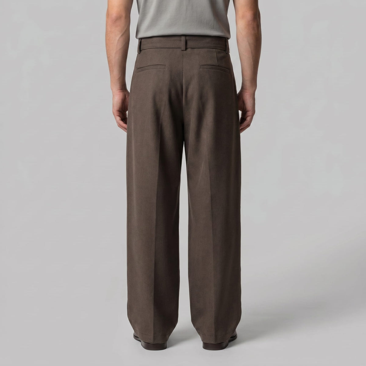 Herren Bundfaltenhose mit Stoffgürtel | Artur