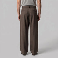 Herren Bundfaltenhose mit Stoffgürtel | Artur